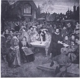 Signing of the National Covenant in Greyfriars Churchyard 1638