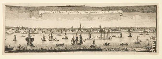 The South Prospect of the City of New York in North America