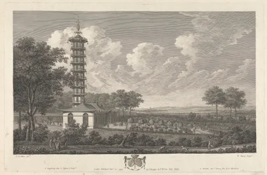 Chinese Pavilion in European Landscape