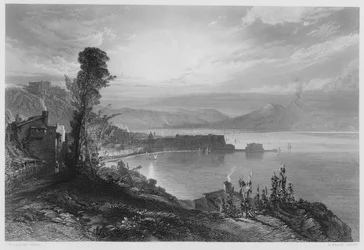 The Bay of Naples, Early Morning, from the picture in the Royal Collection
