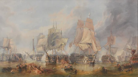 The Battle of Trafalgar, 21st October 1805