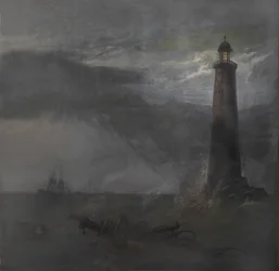 Act Drop for The Lighthouse, 1855