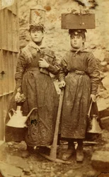 Workers from the Tredegar Iron Works, Wales
