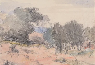 Landscape: House and Trees