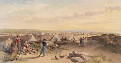 Camp of the 4th Division July 15th 1855