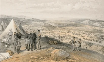 Cavalry camp, 9 July 1855