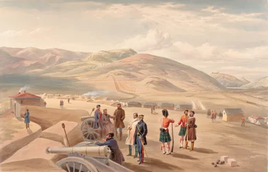 Highland Brigade Camp, Looking South