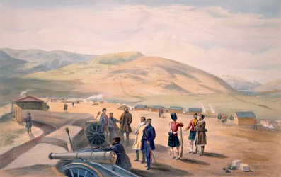 Highland Brigade Camp, plate from 