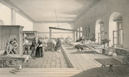 One of the Wards of the Hospital at Scutari