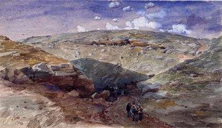 The Valley of the Shadow of Death, Caves in the Woronzoff Road, 1854
