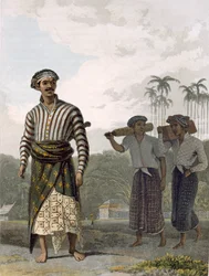 A Madurese of the Rank of Mantu, plate 7 from Vol I of 