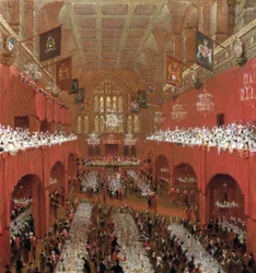 Banquet at the Guildhall, City of London, 1814