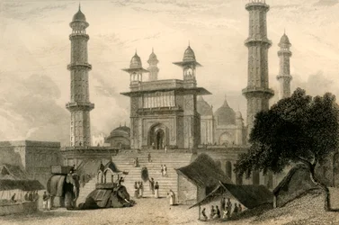 Mosque at Mathura, 1835