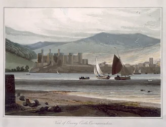 View of Conway Castle, Caernarvonshire, from 