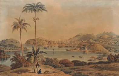 View of the Town of St. George and Richmond Heights in the Island of Grenada, Taken from the Bay by Lieutenant Colonel Wilson