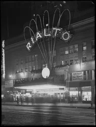 Illuminated Marquee for the Rialto Theater, New York City, January 6, 1917