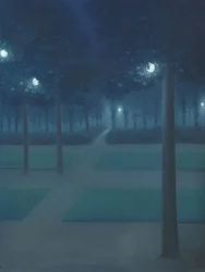 Nocturne in the Parc Royal, Brussels
