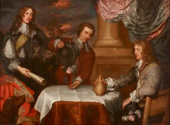 Portrait of Prince Rupert, Colonel William Legge and Colonel John Russell