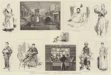 Hospital Life, Sketches at the London Hospital, Whitechapel