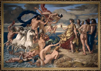 Neptune resigning the Empire of the Seas to Britannia