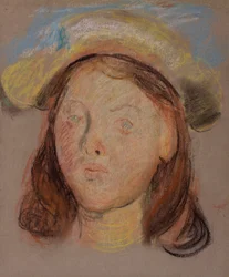 Head of a girl