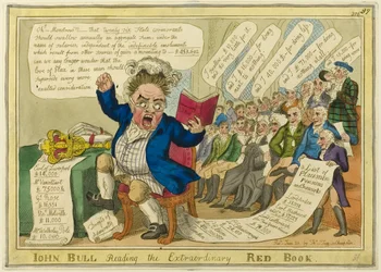 John Bull Reading the Extraordinary Red Book