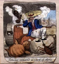 Johnny Situated as Clerk of Stores, from 