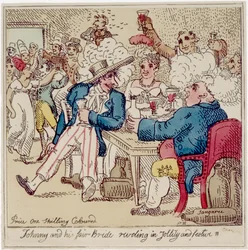 Johnny and his Fair Bride Reveling in Jollity and Festive, from 