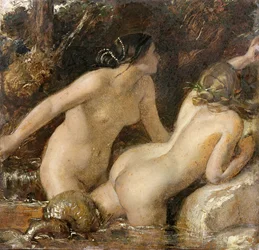 Nymphs with a Sea Monster