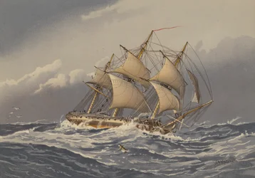 A 28-Gun Frigate, About 1794