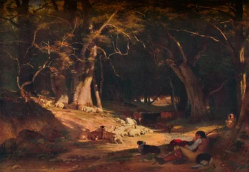 The Mid Day Retreat, c1845