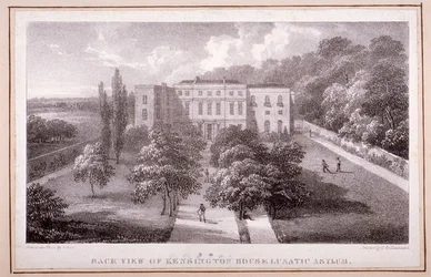 View of Kensington House Lunatic Asylum