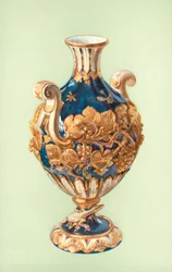Vase, Chelsea, Mazarine Blue