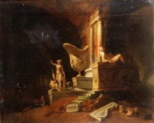 Capriccio of ruins and statues