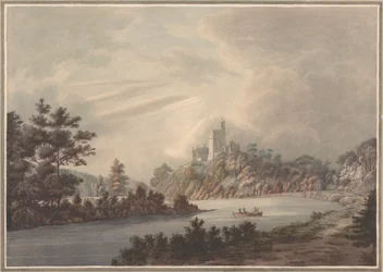 Landscape, Castle by a River
