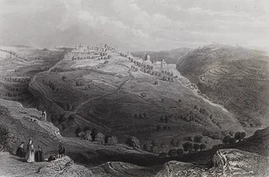 Mount Lion, Jerusalem, from the Hill of Evil Counsel
