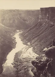 Grand Canyon, Colorado River, Near Paria Creek, Looking West, 1872