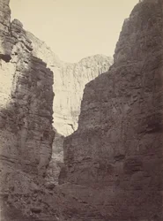 Limestone Walls, Kanab Wash, Colorado River, 1872