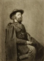 Untitled (portrait of a seated man)