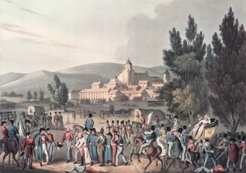 Battle of Vittoria, 1813, Bringing in the Prisoners