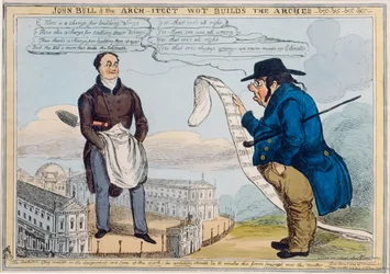 John Bull and the arch-itect wot builds the arches-undc-undc-undc, engraved by Thomas McLean