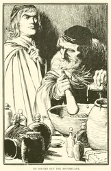 He sought out the apothecary