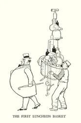 Illustration for Railway Ribaldry by W Heath Robinson