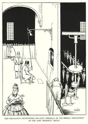 Illustration for Railway Ribaldry by W Heath Robinson
