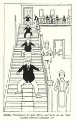 Simple Precautions to Save Wear and Tear on the Stair Carpet