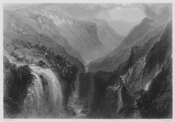 Head of Glenmalure, County Wicklow (engraving)