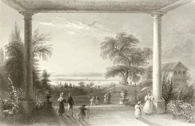 City and Lake of Constance, from the Chateau Wolfsberg
