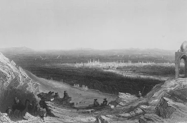 Damascus, Distant View from the Mountain Side