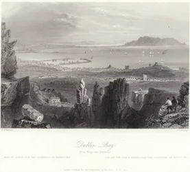 Dublin Bay from Kingstown Quarries