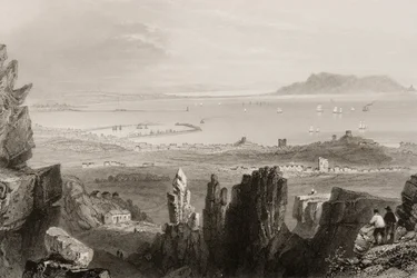 Dublin Bay from Kingstown Quarries, from 